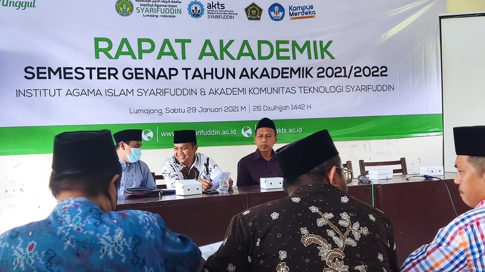 Rektor IAI Syarifuddin Pimpin Rapat Akademik Semester Genap 2021/2022